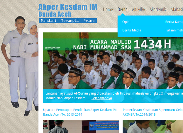 College Website – Akper Kesdam